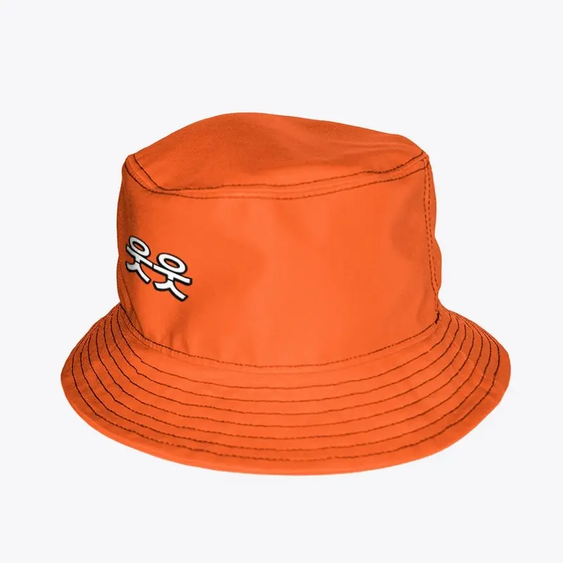 Twins From Russia Bucket Hat Orange 1